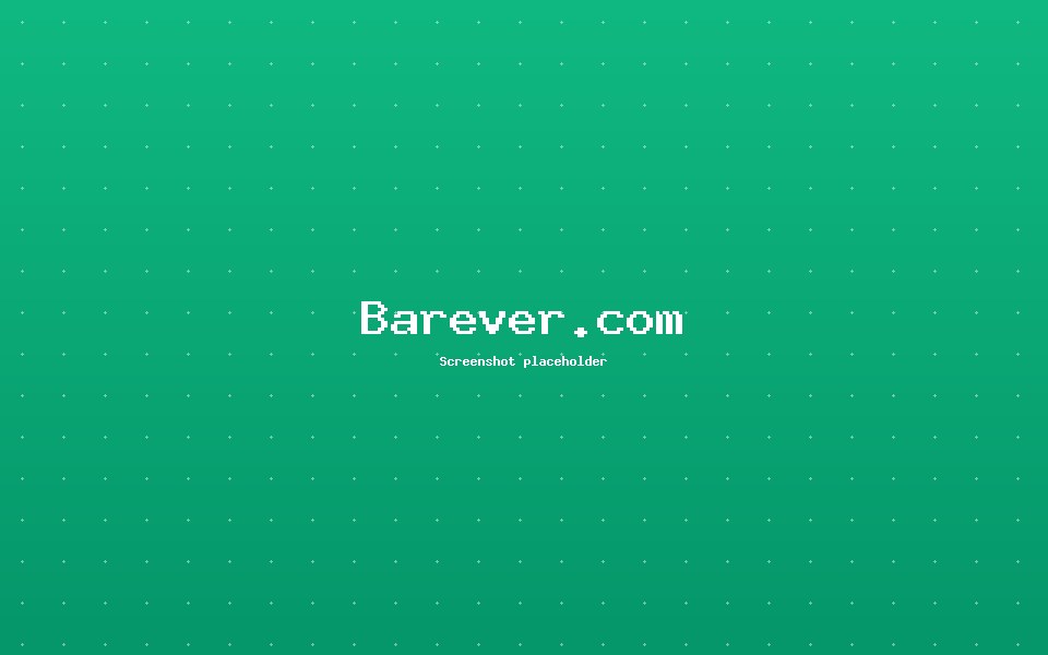 Barever.com — project by Ishrafil Khan