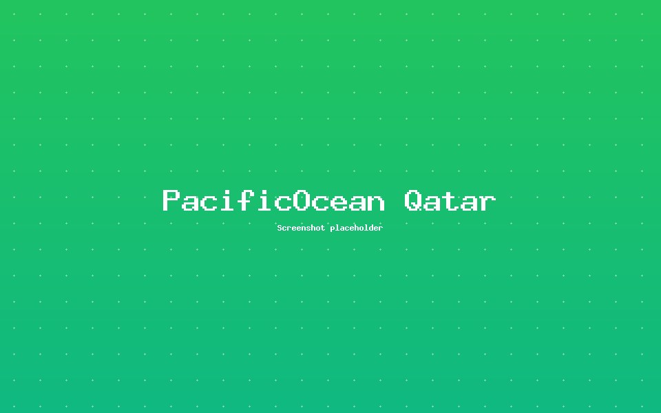 PacificOceanQatar.com — eCommerce / Food (Qatar) project by Ishrafil Khan