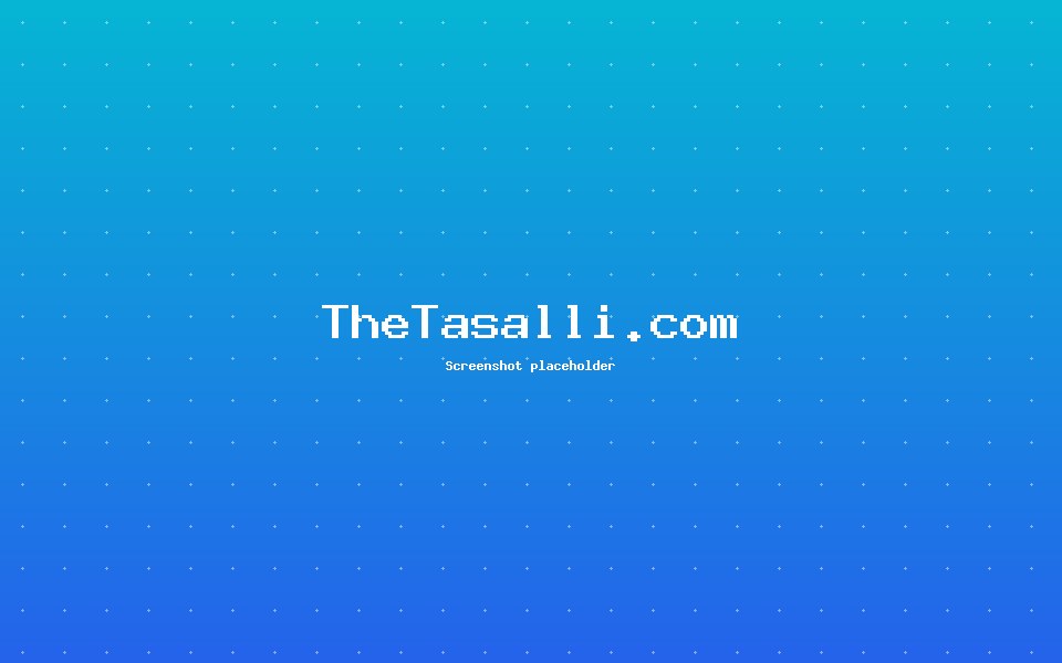 TheTasalli.com — News / Media project by Ishrafil Khan