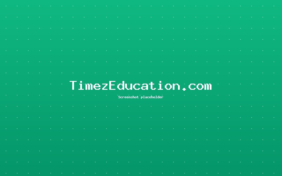 TimezEducation.com — EdTech project by Ishrafil Khan