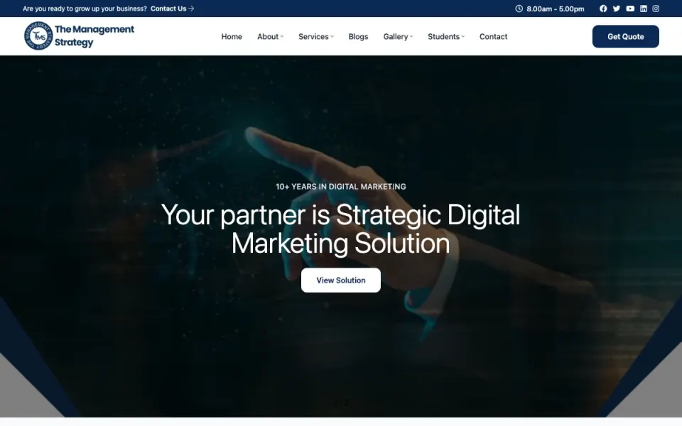 TMSStudy.com — project built by freelance web developer Ishrafil Khan